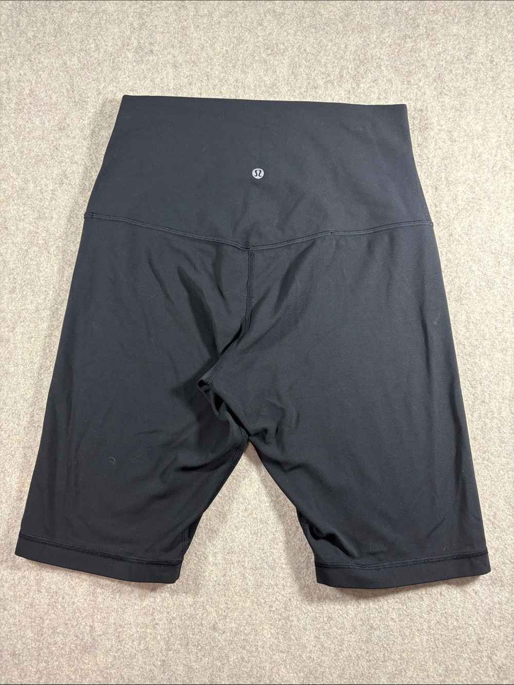 Lululemon Align Super High Rise Short 10" Black Size 10 EUC Biker Shorts